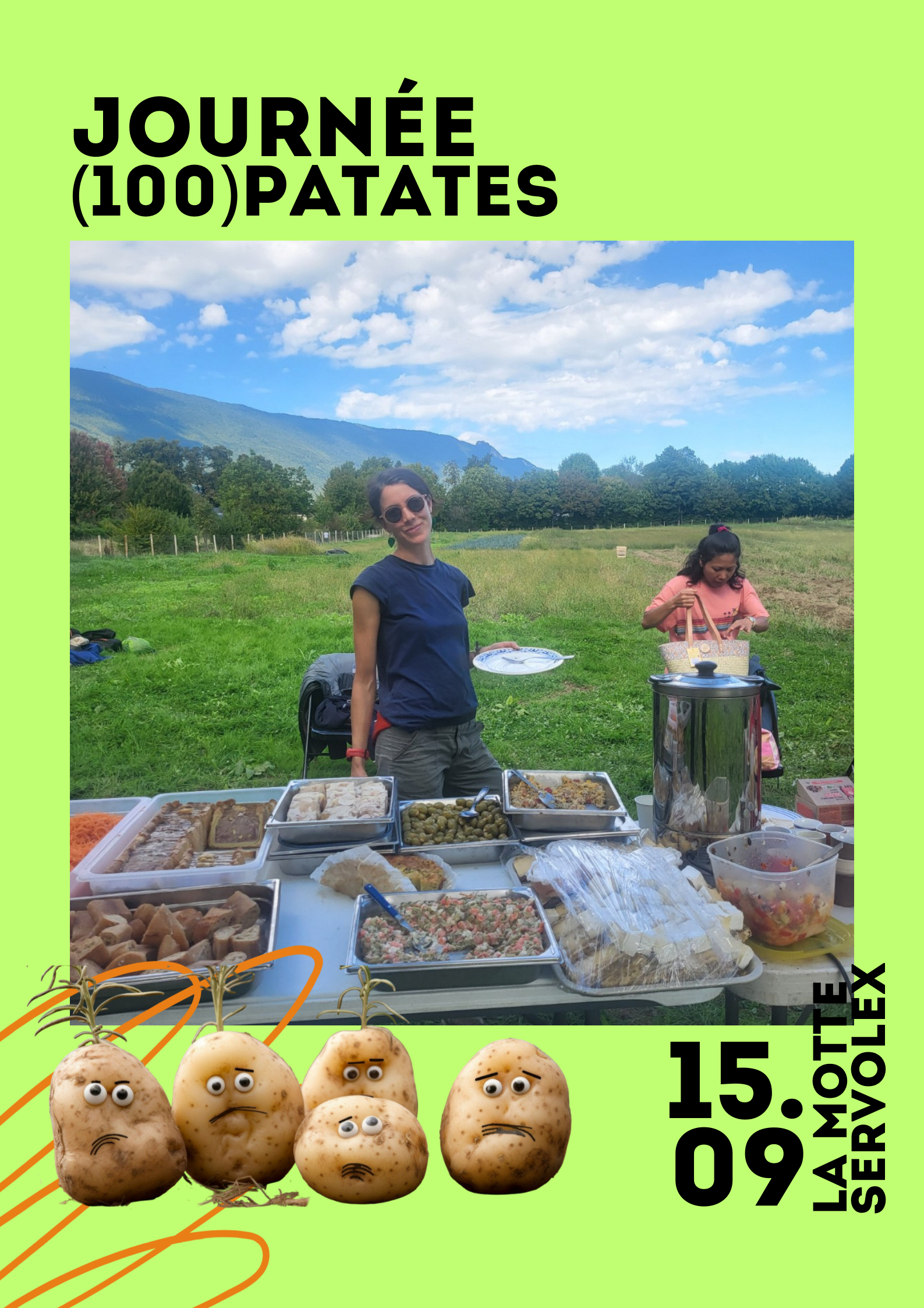 100 Patates : inauguration festive du champ de La Motte-Servolex